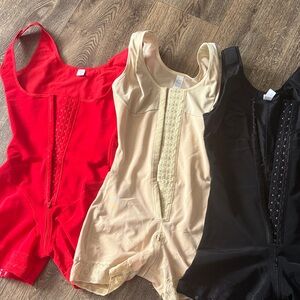 Women's Intimates Shapewear Bodysuit - Red, Beige, Black